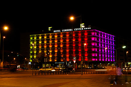 Alumbrado ornamental Hotel Córdoba Center